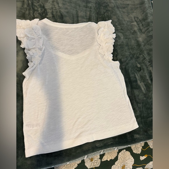 Democracy Embroidered Ruffle tee - Picture 9 of 9